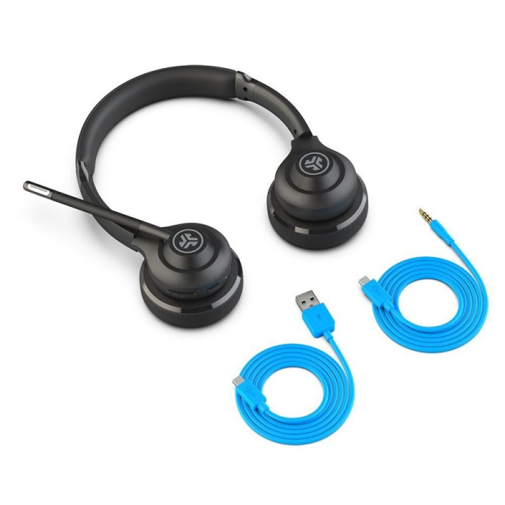 JLab - Go Work Gen 2 Auriculares Inalámbrico y alámbrico Diadema Llamadas/Música USB Tipo C Bluetooth Negro, Azul
