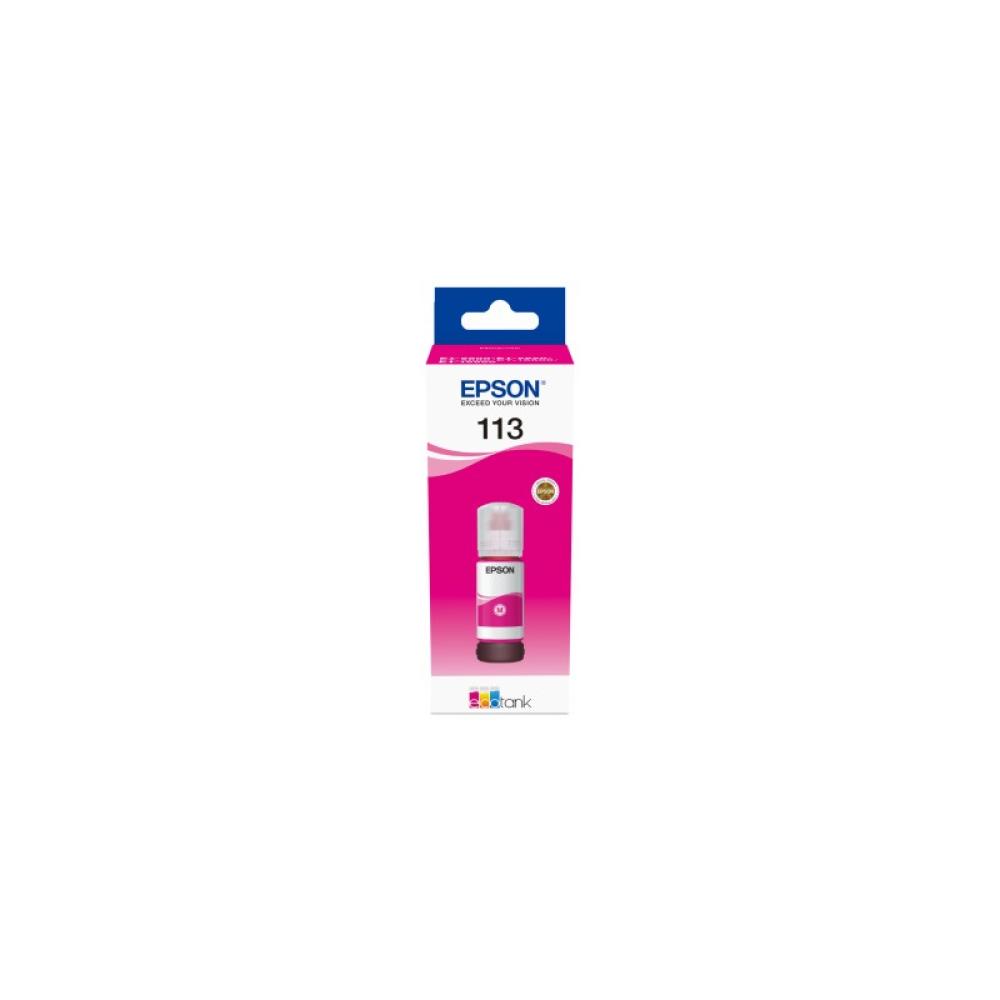 Epson - 113 EcoTank Pigment Magenta ink bottle