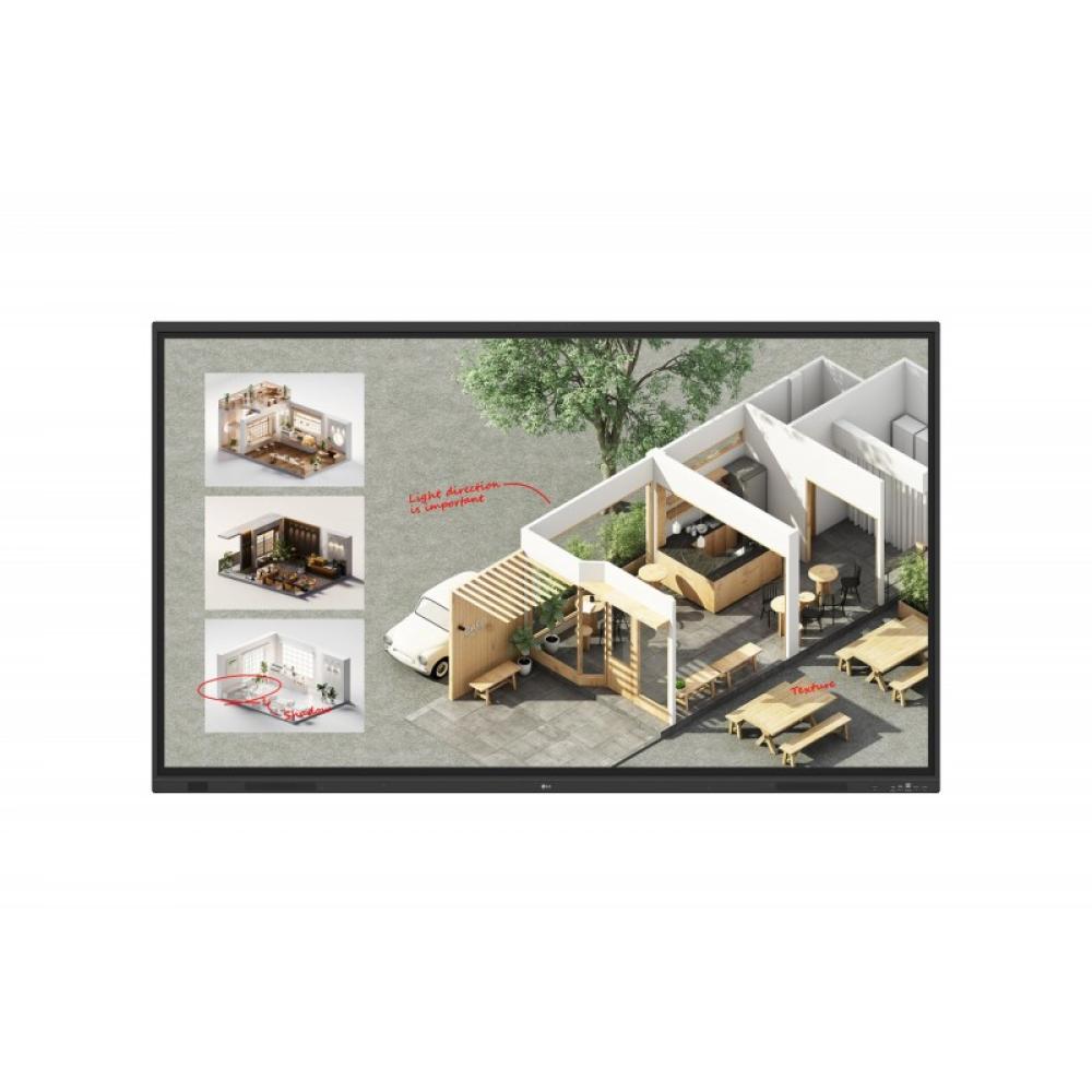 LG - 86TR3DQ pizarra blanca interactiva 2,18 m (86") 3840 x 2160 Pixeles Pantalla táctil Negro HDMI