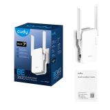 Cudy - RE3600 sistema Wi-Fi Mesh (Wi-Fi en malla) Doble banda (2,4 GHz / 5 GHz) Wi-Fi 7 (802.11be) Blanco 1 Externo