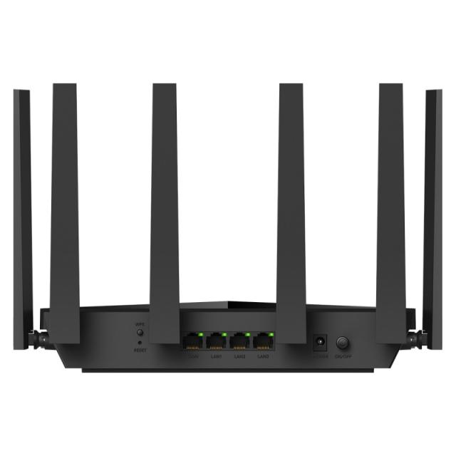 Cudy - WR11000 router inalámbrico 2.5 Gigabit Ethernet Tribanda (2.4 GHz / 5 GHz / 6 GHz) Negro
