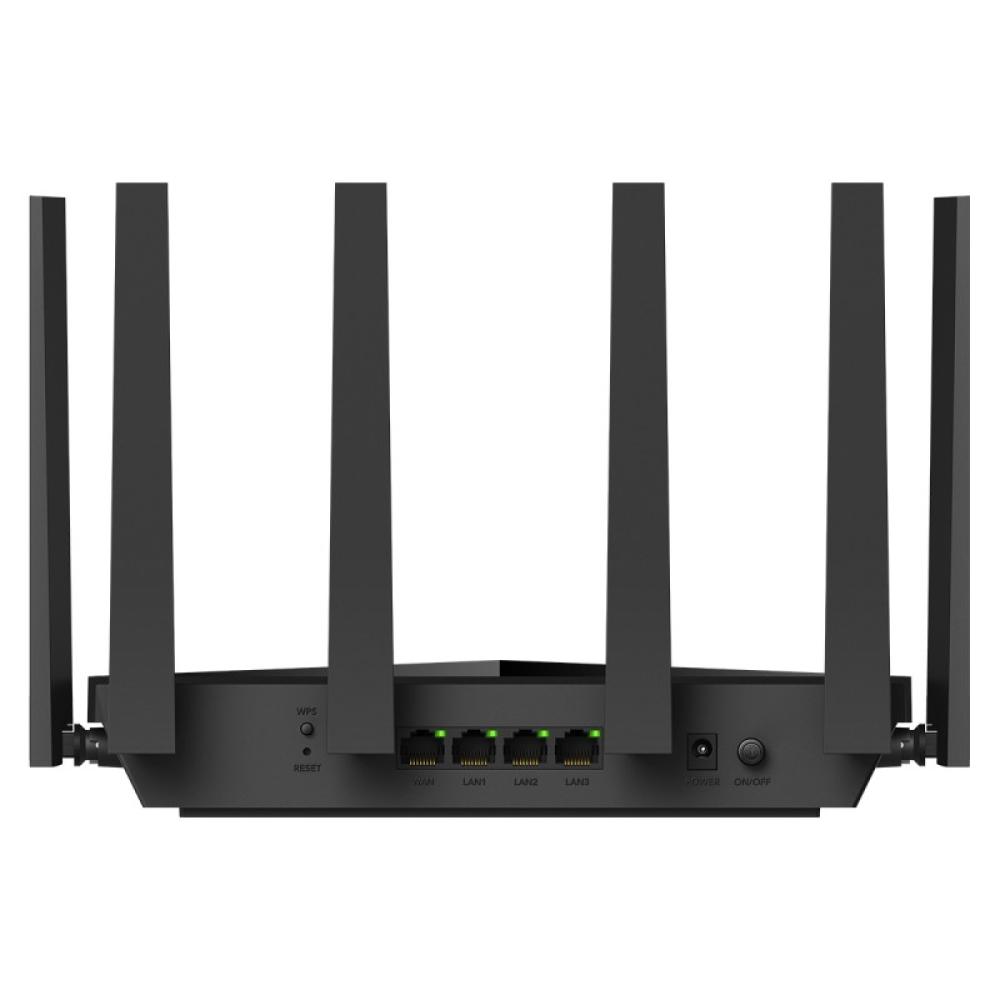 Cudy - WR11000 router inalámbrico 2.5 Gigabit Ethernet Tribanda (2.4 GHz / 5 GHz / 6 GHz) Negro