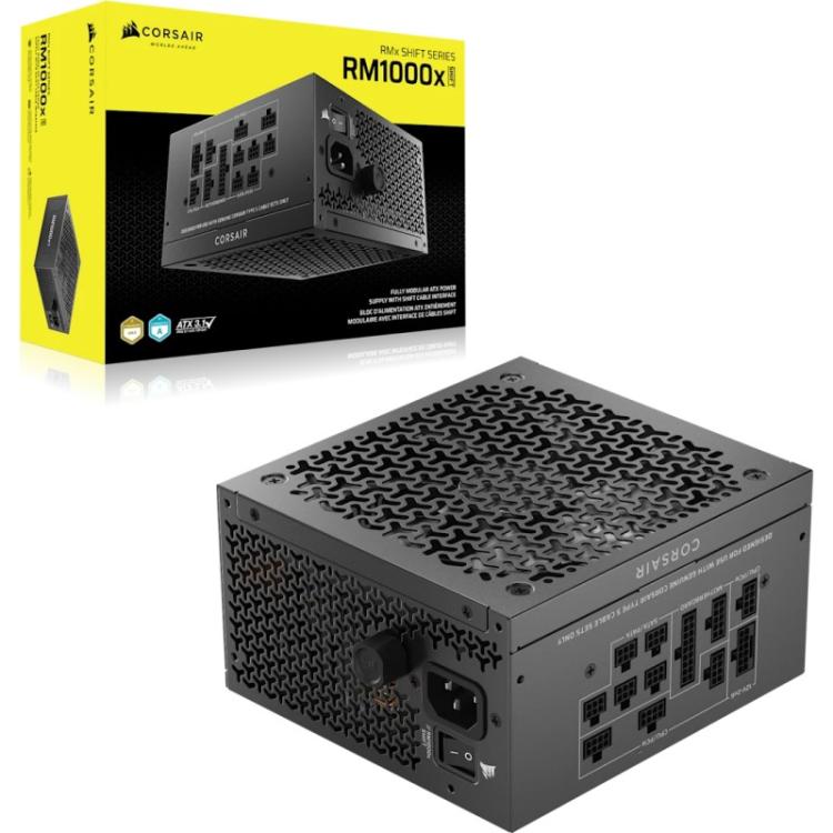 Corsair - RMx Shift Series RM1000x unidad de fuente de alimentación 1000 W 24-pin ATX ATX Negro