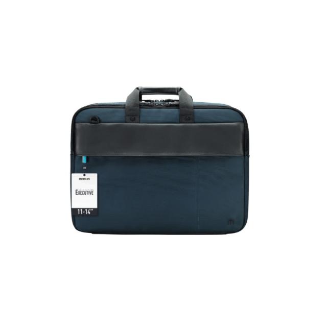 Mobilis - Executive 3 35,6 cm (14") Maletín Negro, Azul - 005032
