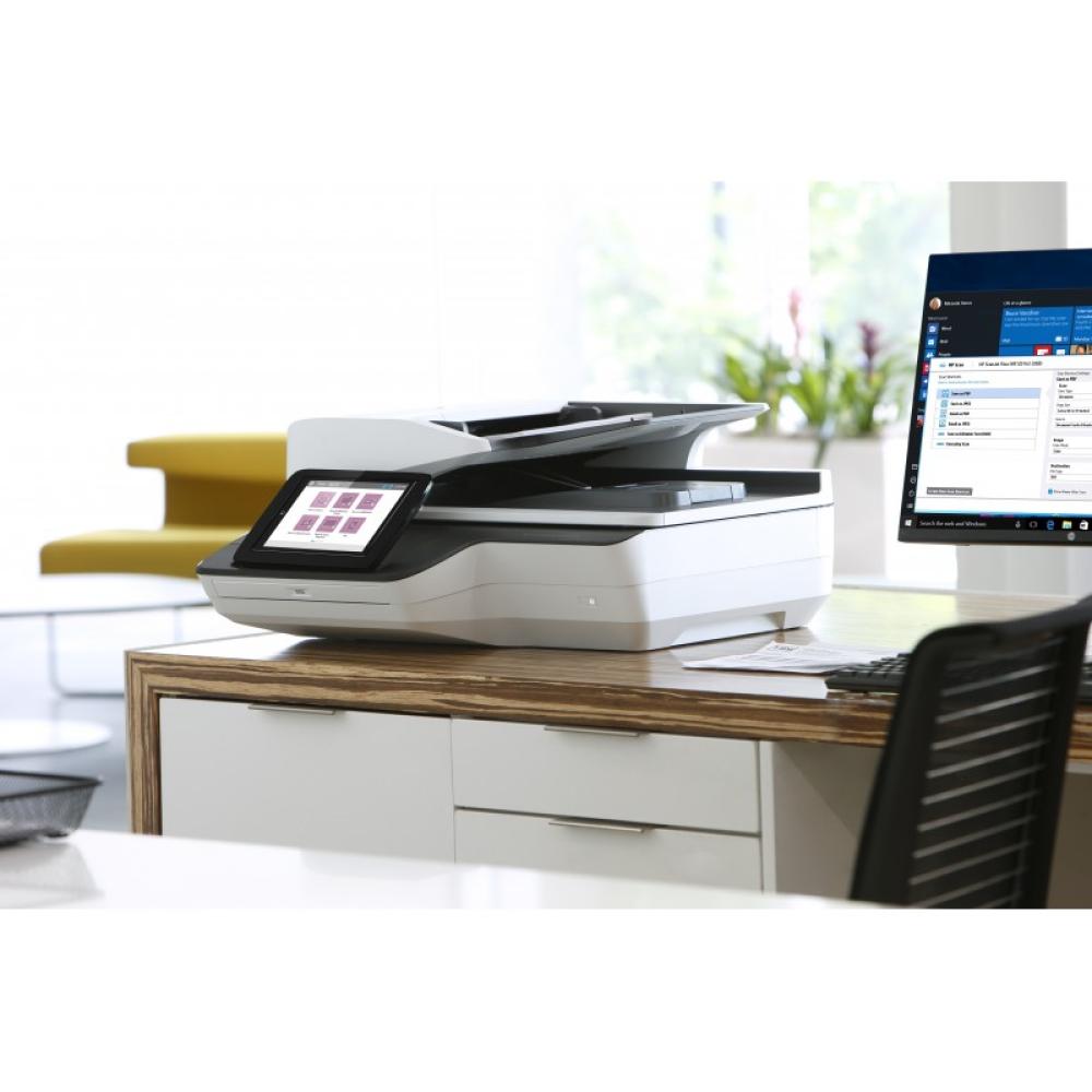 HP - ScanJet Enterprise Flow N9120 fn2 Escáner de cama plana 600 x 600 DPI A3 Negro, Blanco