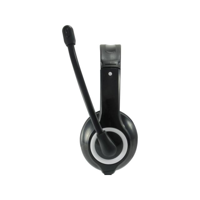 Equip - 245301 Auriculares Alámbrico Diadema Llamadas/Música USB tipo A Negro