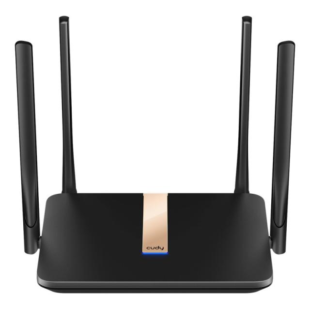 Cudy - LT500D router inalámbrico Ethernet rápido Doble banda (2,4 GHz / 5 GHz) 4G Negro