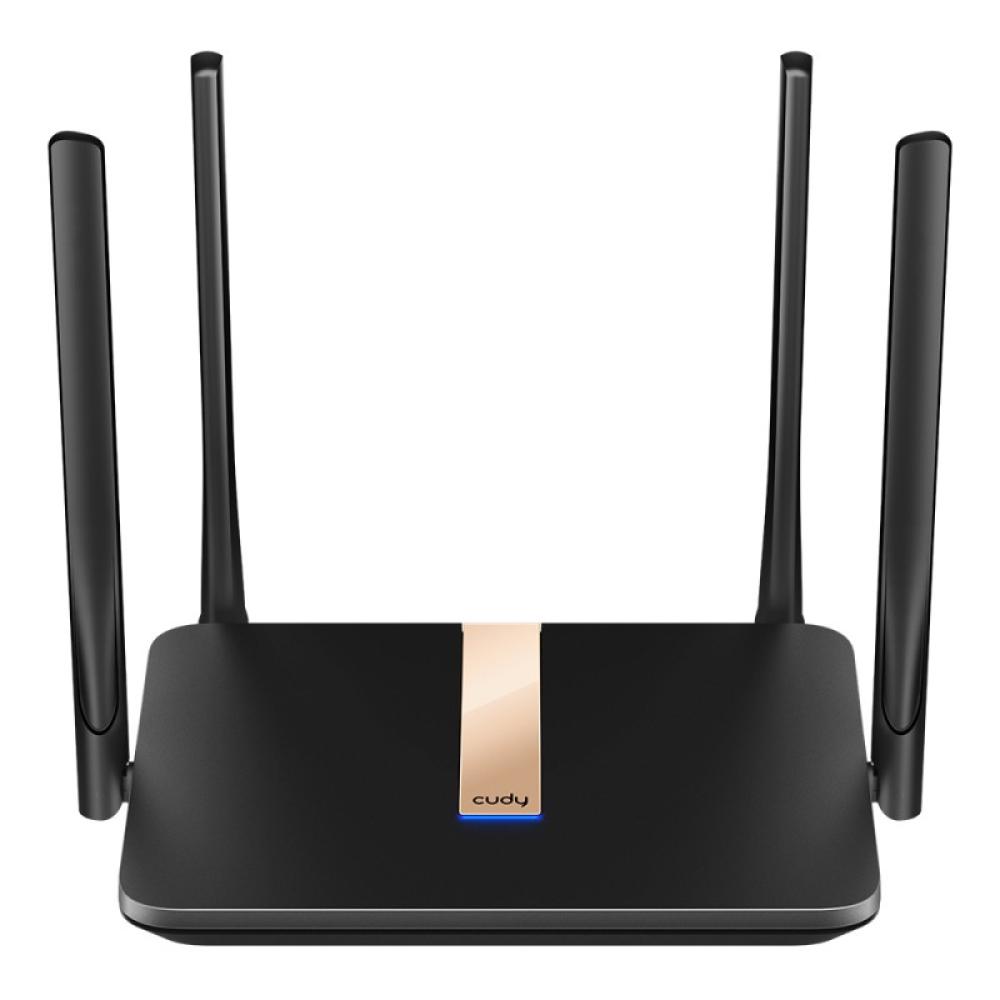 Cudy - LT500D router inalámbrico Ethernet rápido Doble banda (2,4 GHz / 5 GHz) 4G Negro
