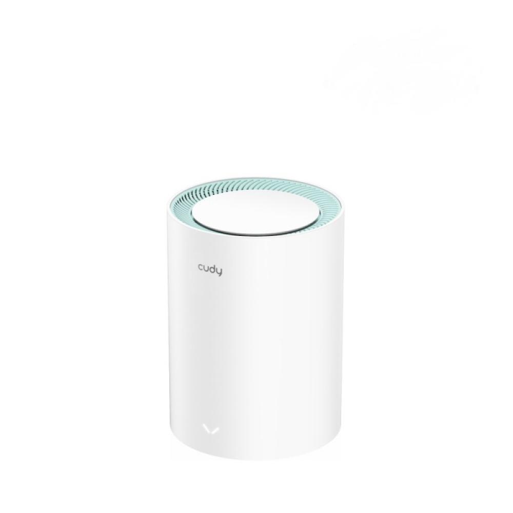 Cudy - M1300 1-PACK sistema Wi-Fi Mesh (Wi-Fi en malla) Doble banda (2,4 GHz / 5 GHz) Wi-Fi 5 (802.11ac) Blanco Interno