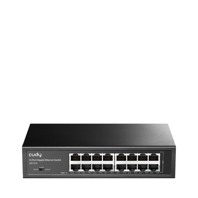 Cudy - GS1016 switch Gigabit Ethernet (10/100/1000) Negro