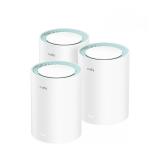 Cudy - M1300 3-PACK sistema Wi-Fi Mesh (Wi-Fi en malla) Doble banda (2,4 GHz / 5 GHz) Wi-Fi 5 (802.11ac) Blanco 1 Interno