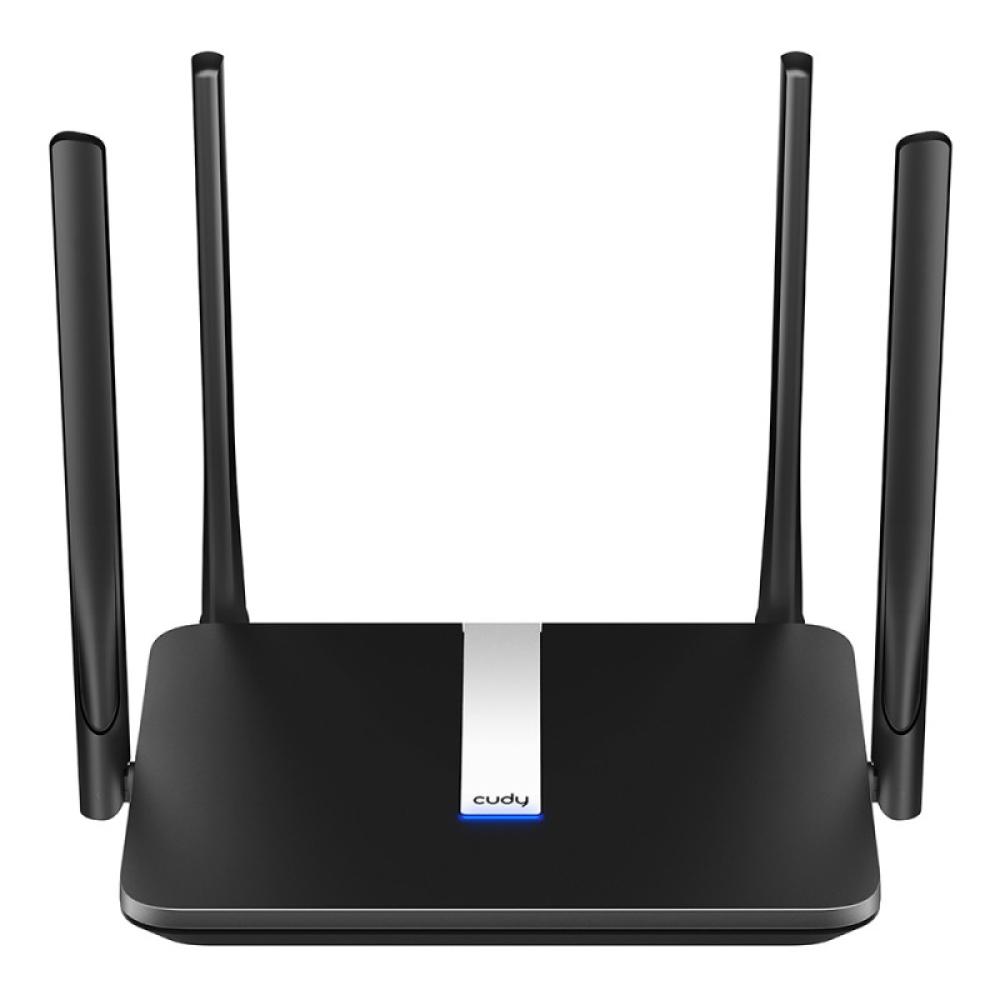 Cudy - LT500 router inalámbrico Ethernet rápido Doble banda (2,4 GHz / 5 GHz) 4G Negro