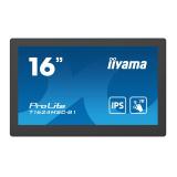 iiyama - T1624MSC-B1 pantalla para PC 39,6 cm (15.6") 1920 x 1080 Pixeles Full HD LED Pantalla táctil Negro