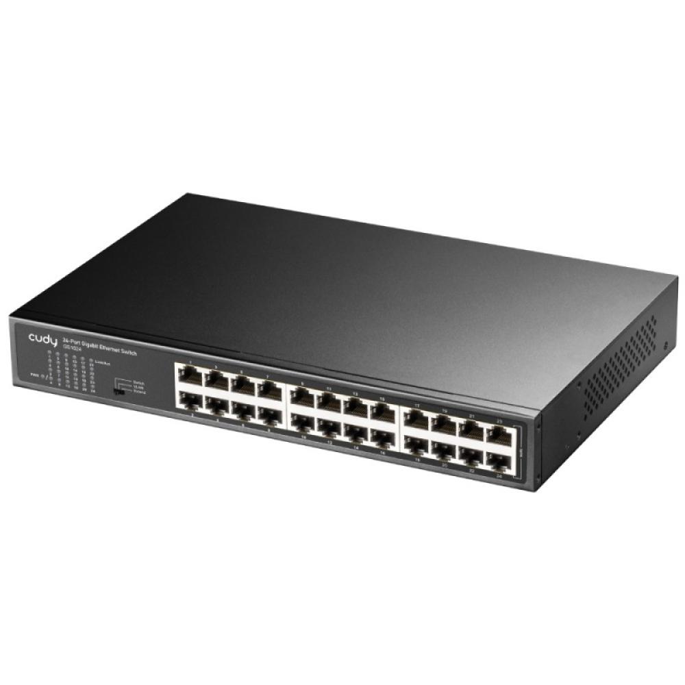 Cudy - GS1024 switch Gigabit Ethernet (10/100/1000) Negro