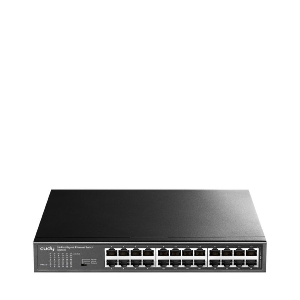 Cudy - GS1024 switch Gigabit Ethernet (10/100/1000) Negro
