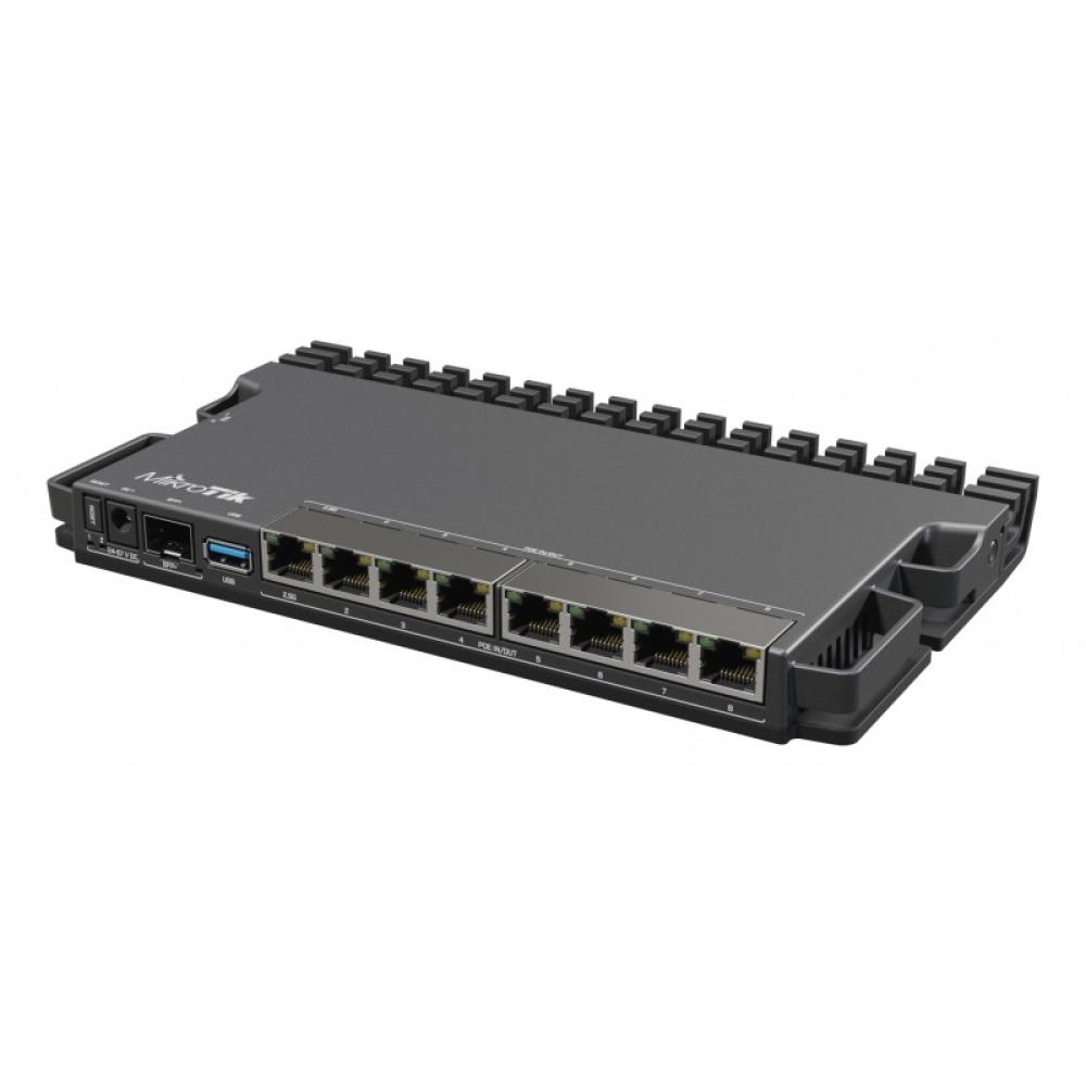 Mikrotik - RB5009UPR+S+IN router 2.5 Gigabit Ethernet, Gigabit Ethernet Negro