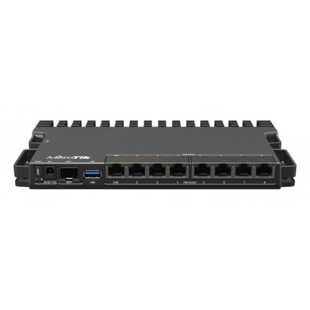 Mikrotik - RB5009UPR+S+IN router 2.5 Gigabit Ethernet, Gigabit Ethernet Negro