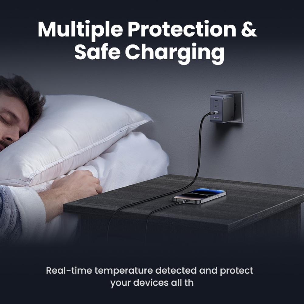 Ugreen - Nexode S 100W 4-Port GaN Fast Charger EU gray Ordenador portátil, Teléfono móvil, Portátil, Batería portátil, Tableta G