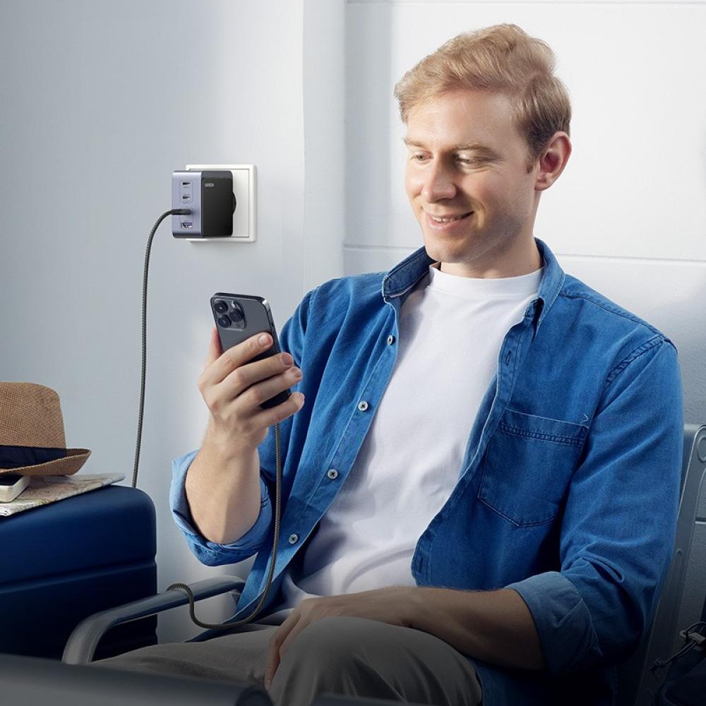 Ugreen - Nexode S 100W 4-Port GaN Fast Charger EU gray Ordenador portátil, Teléfono móvil, Portátil, Batería portátil, Tableta G