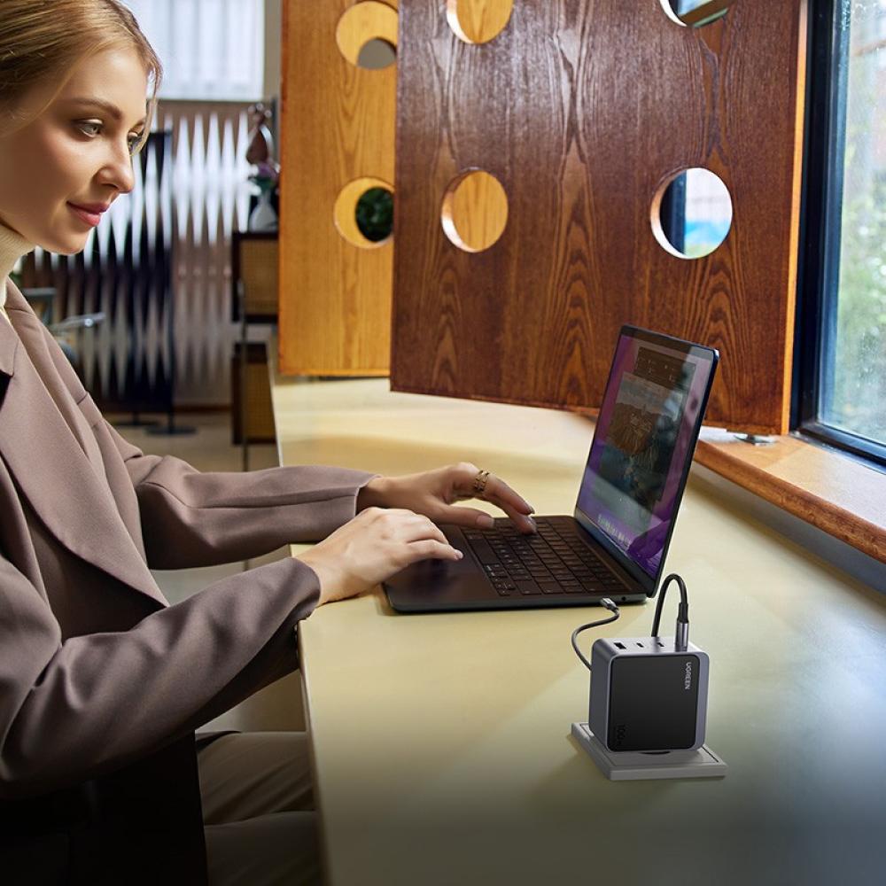 Ugreen - Nexode S 100W 4-Port GaN Fast Charger EU gray Ordenador portátil, Teléfono móvil, Portátil, Batería portátil, Tableta G