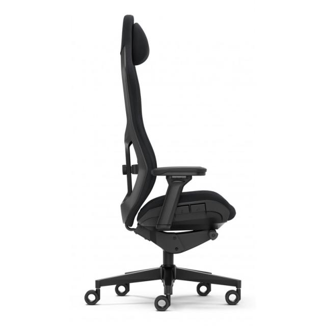 Fractal Design - FD-CH-RE1A-01 silla para videojuegos Silla para videojuegos de PC Asiento acolchado Negro