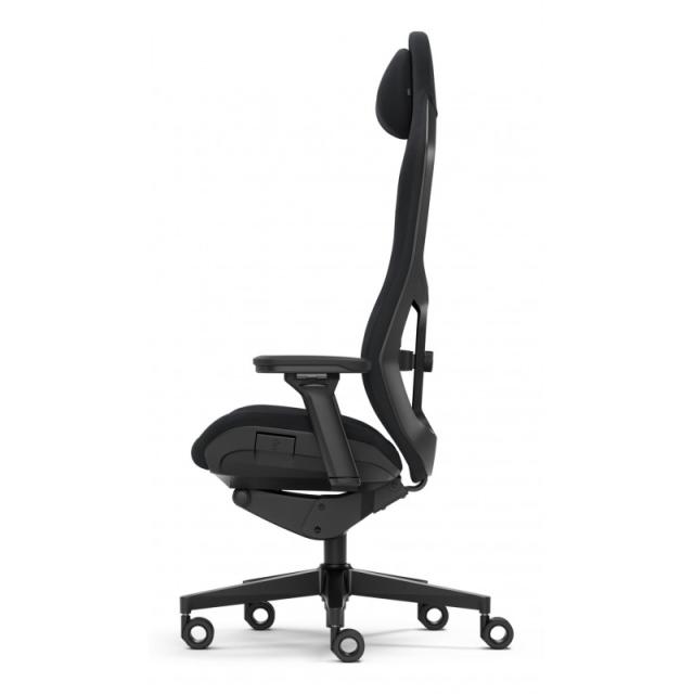 Fractal Design - FD-CH-RE1A-01 silla para videojuegos Silla para videojuegos de PC Asiento acolchado Negro