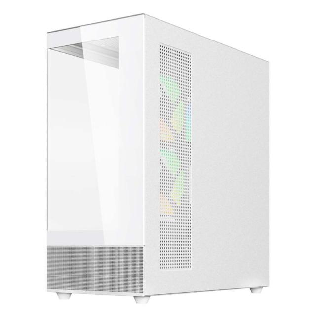 Savio - SIGMA X1 WHITE carcasa de ordenador Cubo Blanco