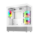 Savio - SIGMA X1 WHITE carcasa de ordenador Cubo Blanco