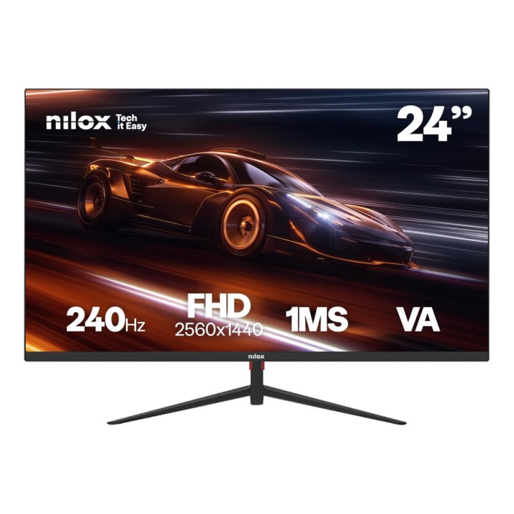 Nilox - MONITOR 24 GAMING FHD 240HZ pantalla para PC 61 cm (24") Full HD LCD Negro