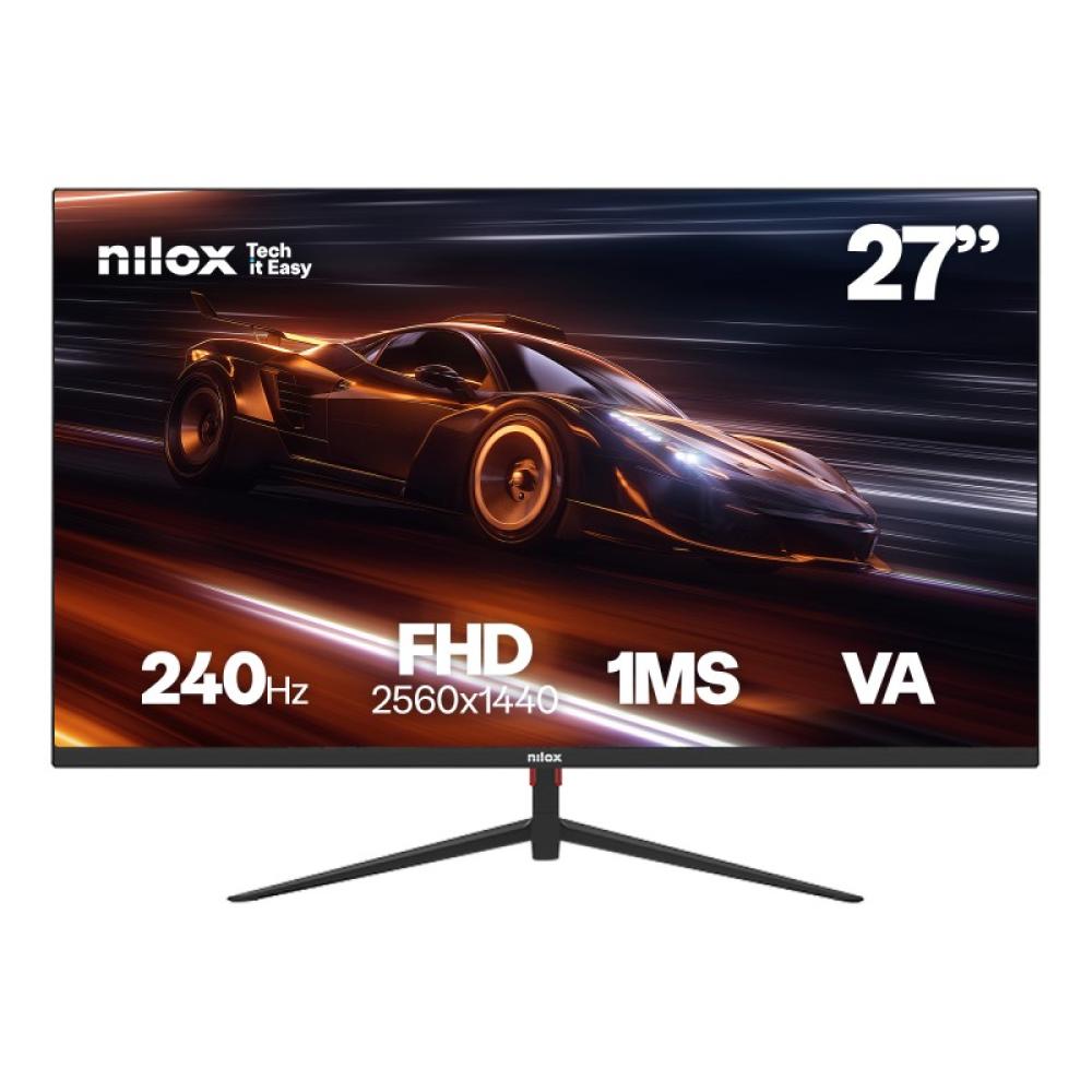 Nilox - MONITOR 27 GAMING FHD 240HZ pantalla para PC 68,6 cm (27") 1920 x 1080 Pixeles Full HD LCD Negro