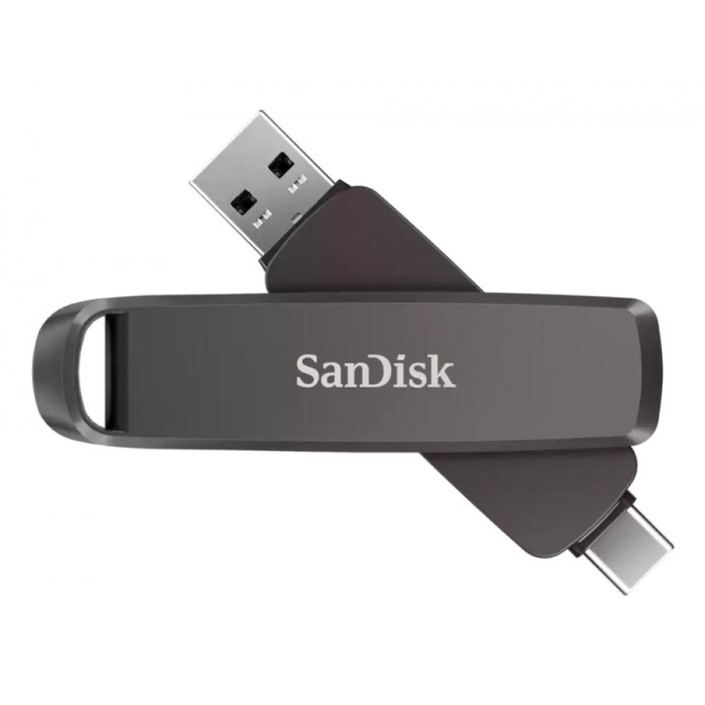 SanDisk - SDDDE1-2T00-G46 unidad flash USB 2 TB USB Type-A / USB Type-C 3.2 Gen 2 (3.1 Gen 2) Negro