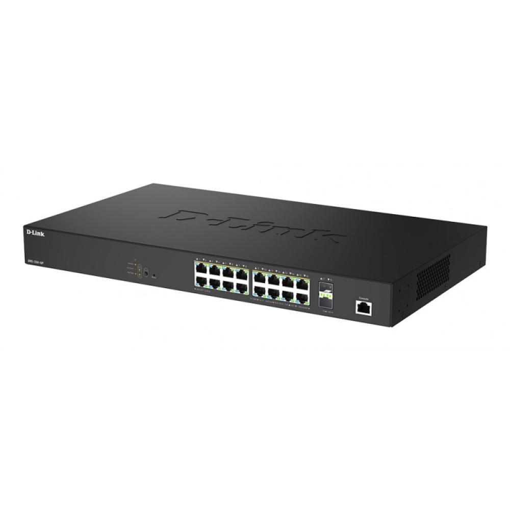 D-Link - DMS-1250-18P/E switch Gestionado L2 2.5G Ethernet (100/1000/2500) Energía sobre Ethernet (PoE) Negro