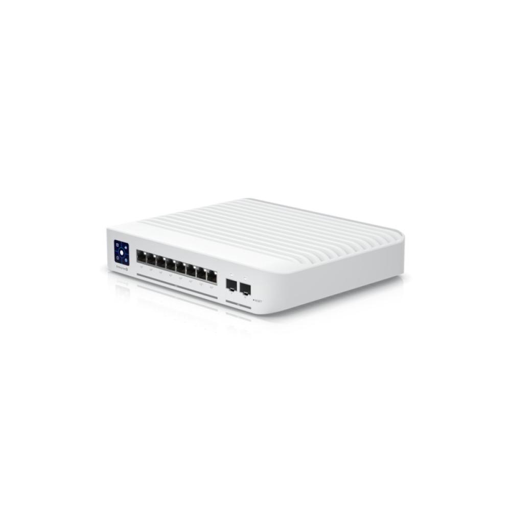 Ubiquiti - UniFi Enterprise 8 PoE Gestionado L3 2.5G Ethernet (100/1000/2500) Energía sobre Ethernet (PoE) Acero inoxidable