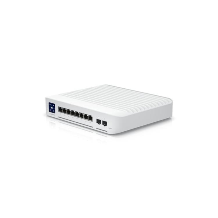Ubiquiti - UniFi Enterprise 8 PoE Gestionado L3 2.5G Ethernet (100/1000/2500) Energía sobre Ethernet (PoE) Acero inoxidable