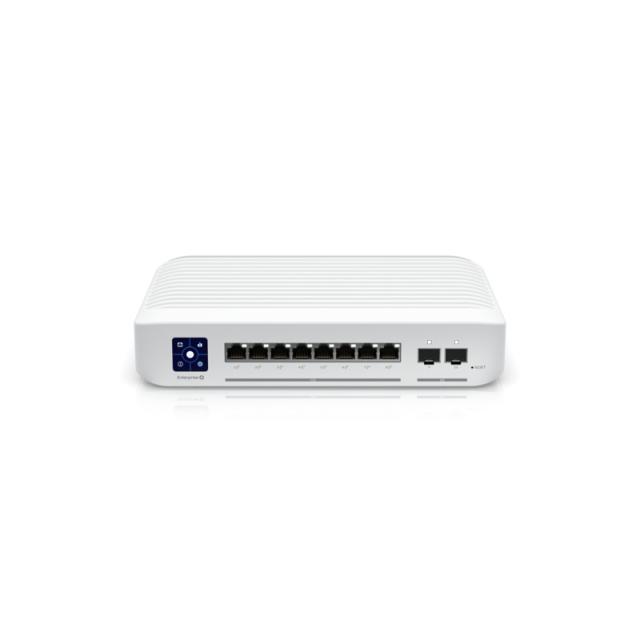 Ubiquiti - UniFi Enterprise 8 PoE Gestionado L3 2.5G Ethernet (100/1000/2500) Energía sobre Ethernet (PoE) Acero inoxidable