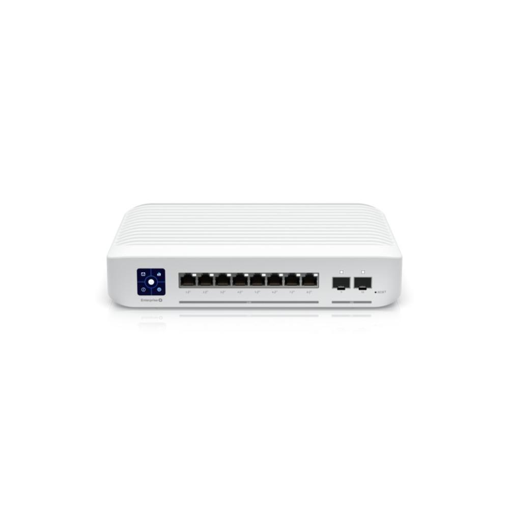 Ubiquiti - UniFi Enterprise 8 PoE Gestionado L3 2.5G Ethernet (100/1000/2500) Energía sobre Ethernet (PoE) Acero inoxidable