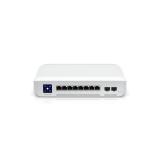 Ubiquiti - UniFi Enterprise 8 PoE Gestionado L3 2.5G Ethernet (100/1000/2500) Energía sobre Ethernet (PoE) Acero inoxidable