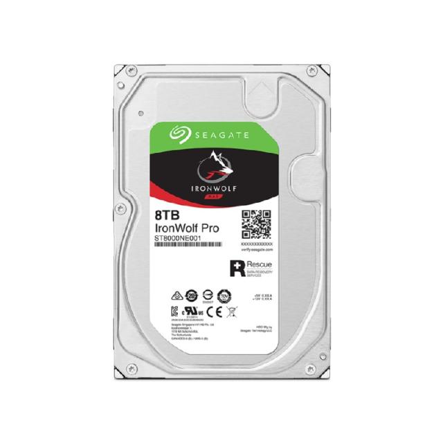 Seagate - IronWolf Pro ST8000NT001 disco duro interno 8 TB 7200 RPM 256 MB 3.5" Serial ATA III