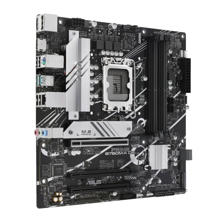 ASUS - PRIME B760M-A D4-CSM Intel B760 LGA 1700 micro ATX