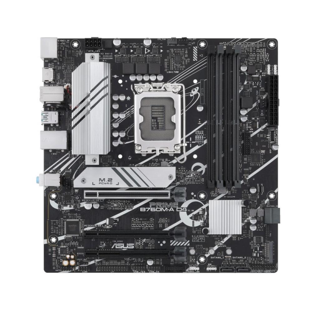 ASUS - PRIME B760M-A D4-CSM Intel B760 LGA 1700 micro ATX
