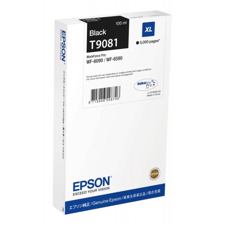 Epson - C13T90814N cartucho de tinta 1 pieza(s) Original Alto rendimiento (XL) Negro