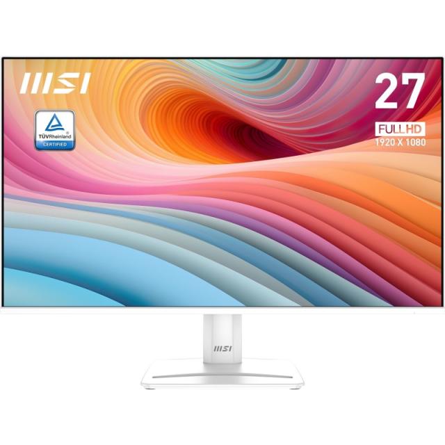 MSI - Pro MP275W E2 pantalla para PC 68,6 cm (27") 1920 x 1080 Pixeles Full HD LED Blanco