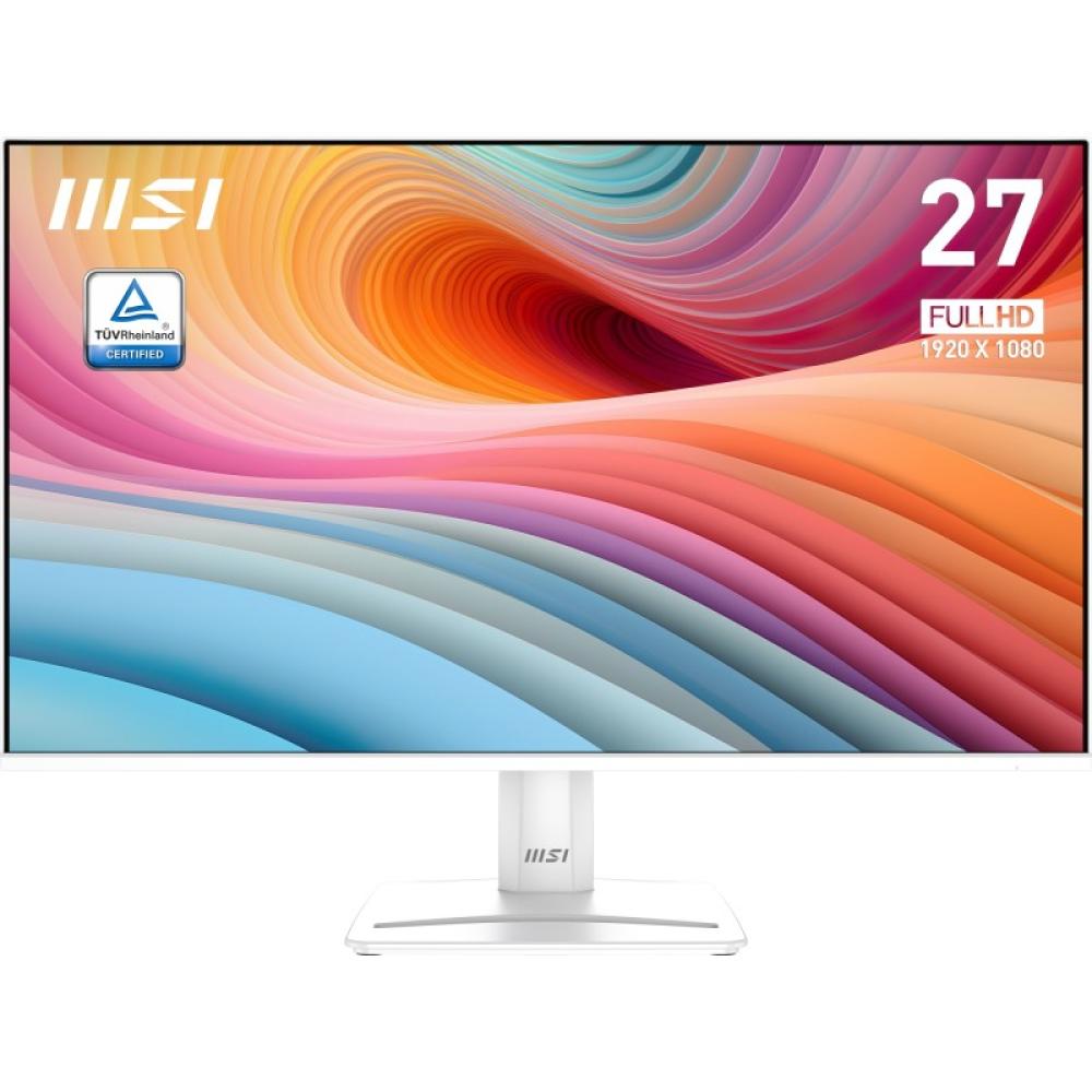MSI - Pro MP275W E2 pantalla para PC 68,6 cm (27") 1920 x 1080 Pixeles Full HD LED Blanco