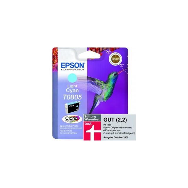 Epson - Hummingbird Singlepack Light Cyan T0805 Claria Photographic Ink