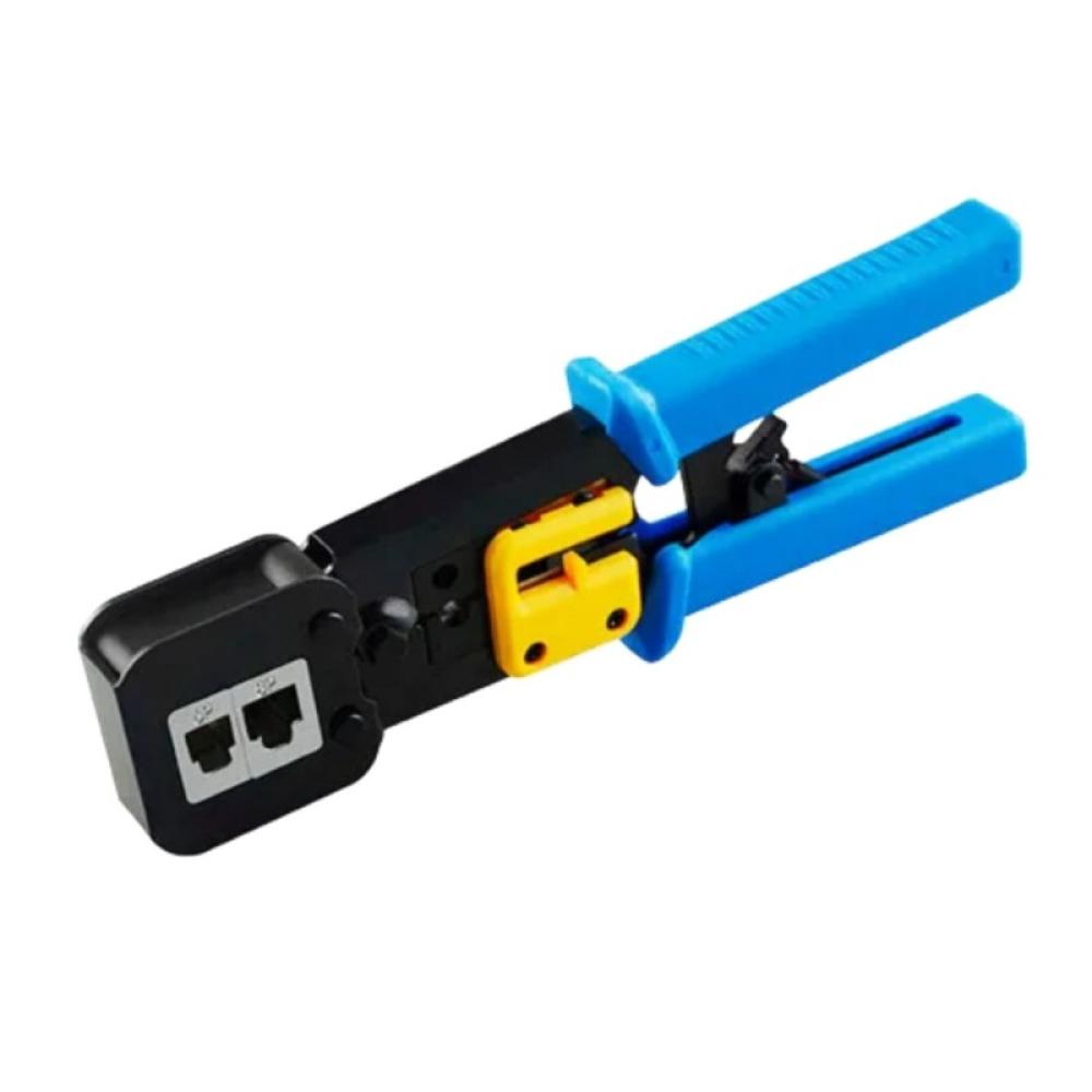 Phasak - TD 016 FastCrimp – Crimpadora profesional con topes y trinquete para RJ11 / RJ12 / RJ45