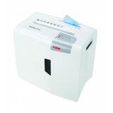 HSM - S10 triturador de papel Corte en tiras 58 dB 22 cm Plata, Blanco