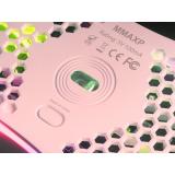 Mars Gaming - MMAX, Ratón Ultraligero 69g, Óptico 12400DPI, Chroma RGB, Soft, Rosa