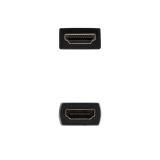 Nanocable - Cable HDMI 2.0 Prolongador A/M-A/H, Negro, 1 m