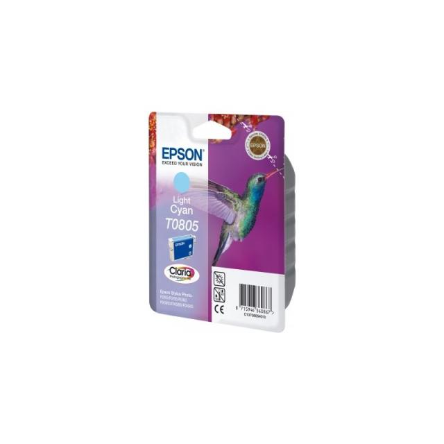 Epson - Hummingbird Singlepack Light Cyan T0805 Claria Photographic Ink