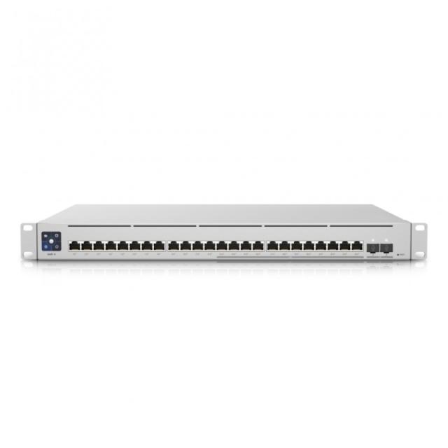 Ubiquiti - USW-ENTERPRISE-24-POE switch Gestionado L3 Gigabit Ethernet (10/100/1000) Energía sobre Ethernet (PoE) Plata